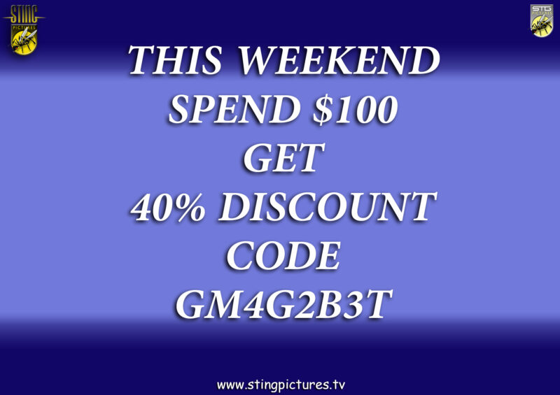 SPEND $100 GET 40% DISCOUNT THIS WEEKEND